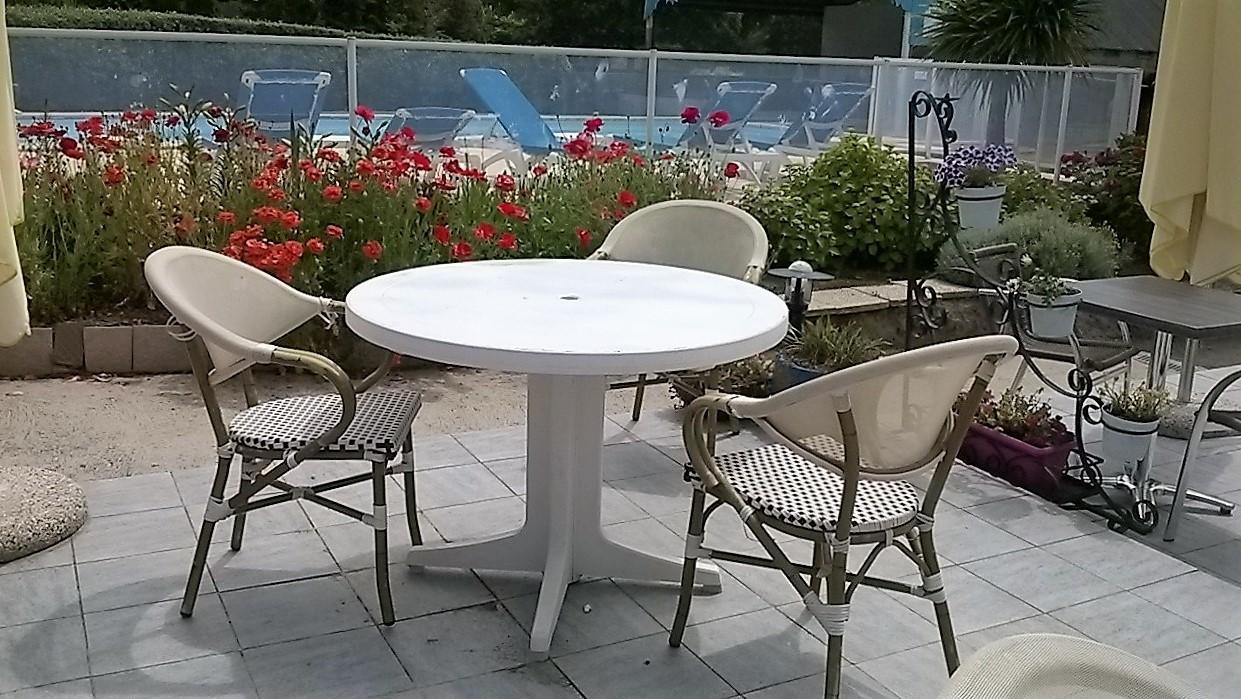 Hotel Des Bains Saint Jean le Thomas Bagian luar foto