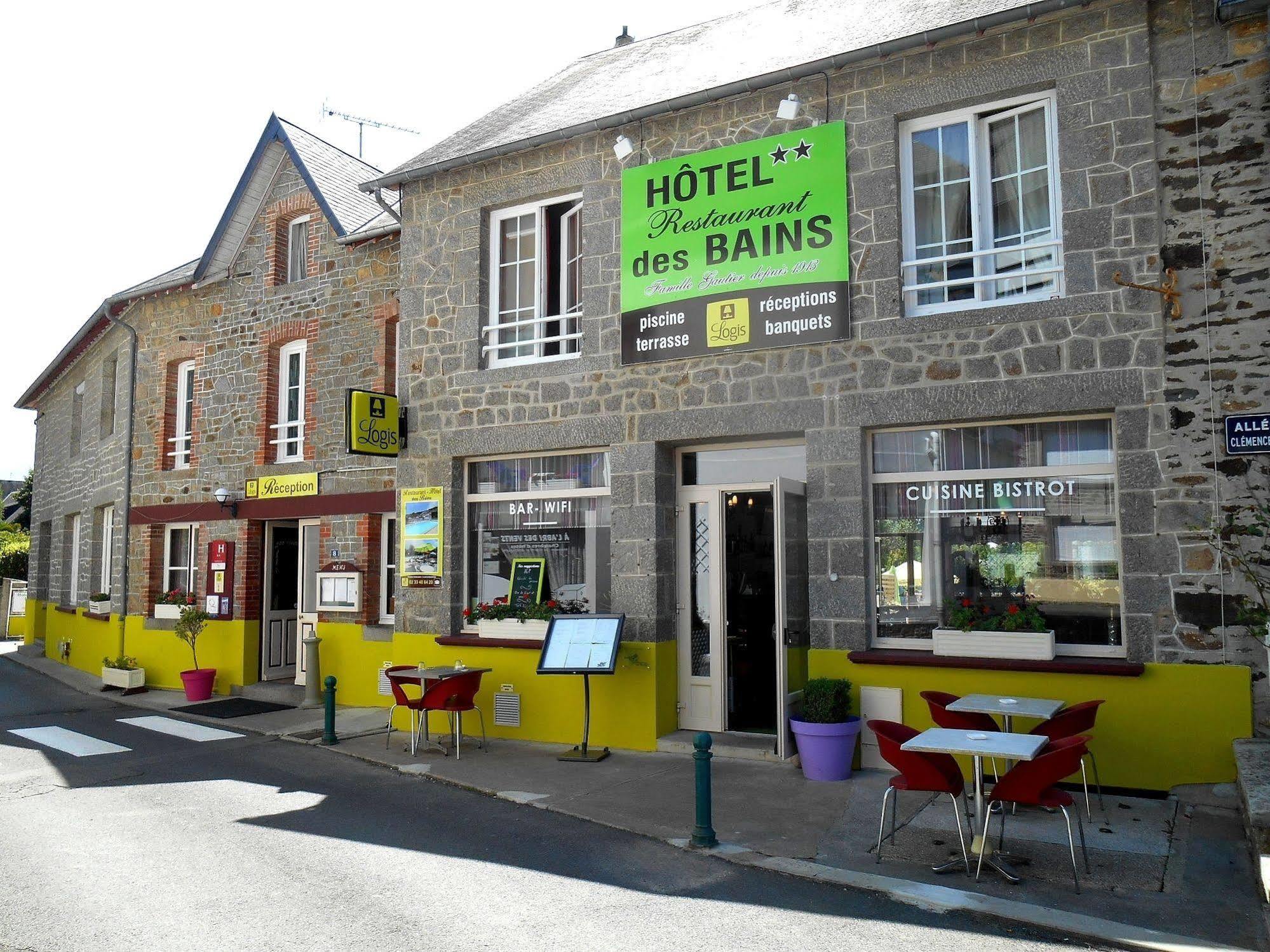 Hotel Des Bains Saint Jean le Thomas Bagian luar foto
