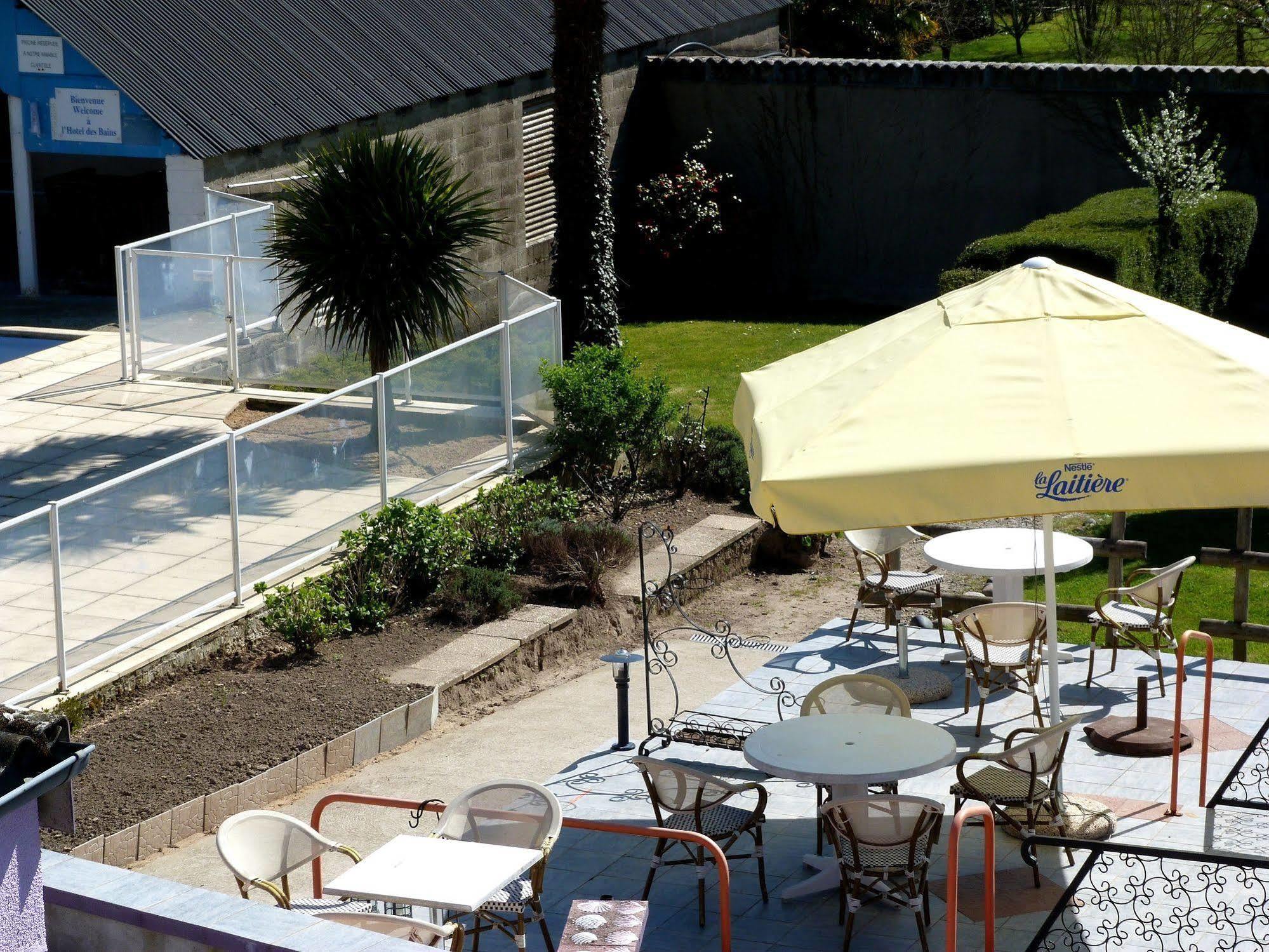 Hotel Des Bains Saint Jean le Thomas Bagian luar foto